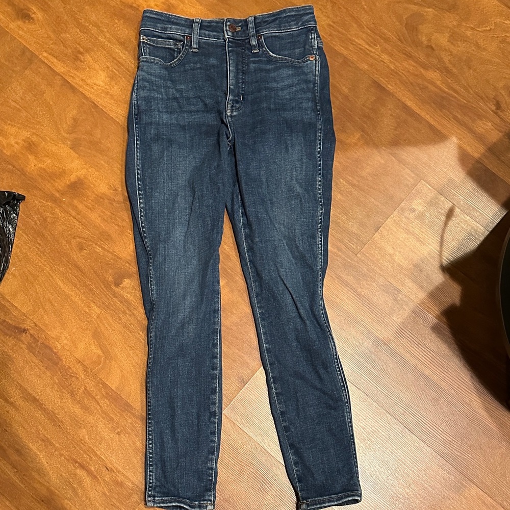 Madewell Dark Blue Skinny Jeans